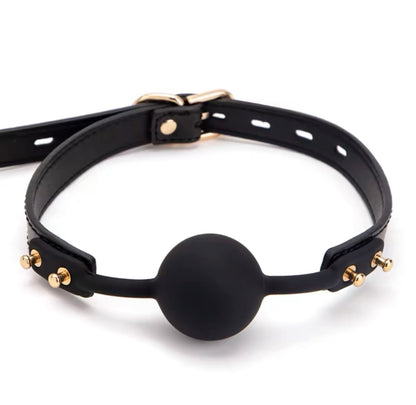 Premium Leather & Silicone Ball Gag Collection